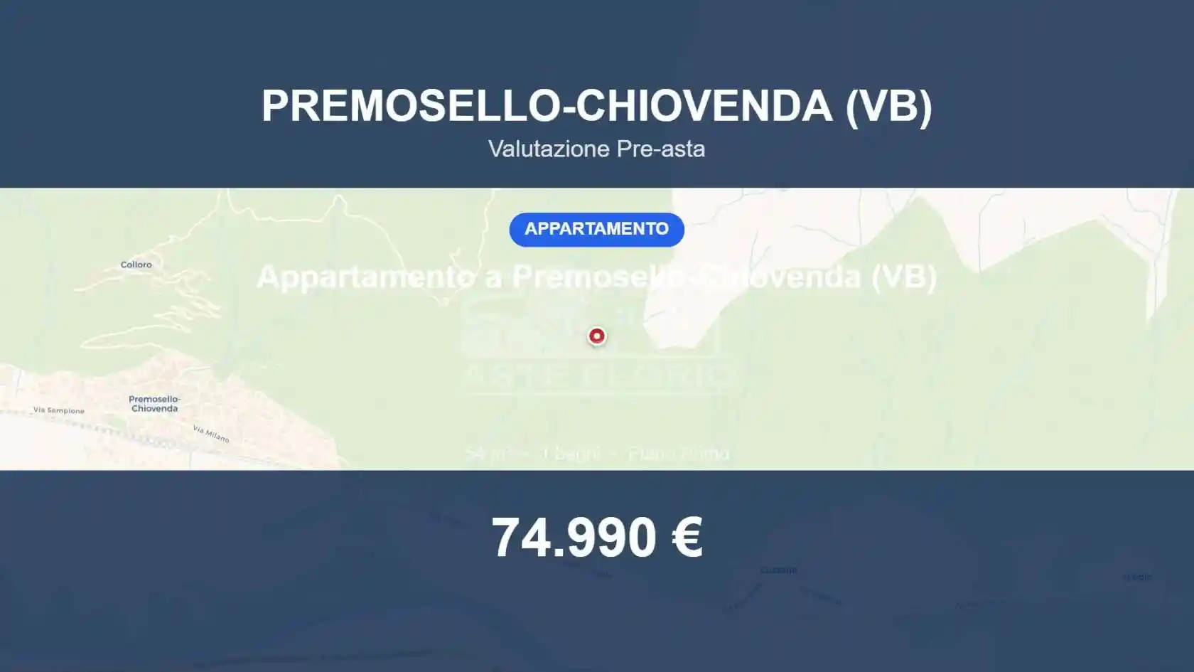 Appartamento in vendita a Premosello-Chiovenda