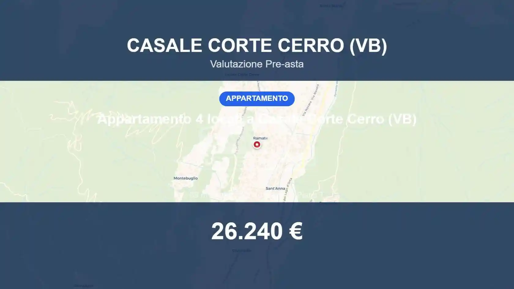 Appartamento in vendita a Casale Corte Cerro