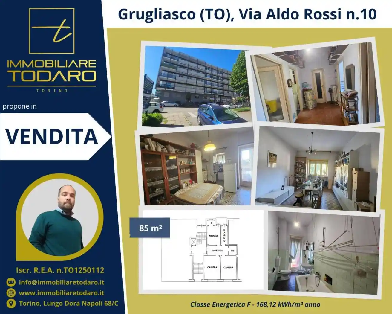 Appartamento in vendita a Grugliasco