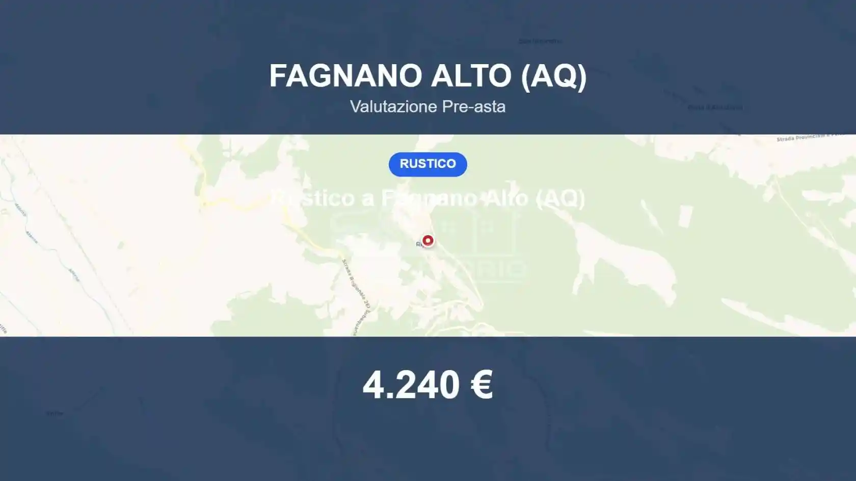 Rustico - Casale in vendita a Fagnano Alto
