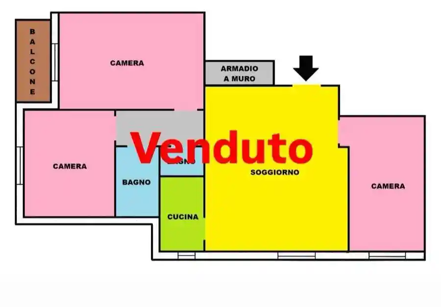 Appartamento in vendita a Roma