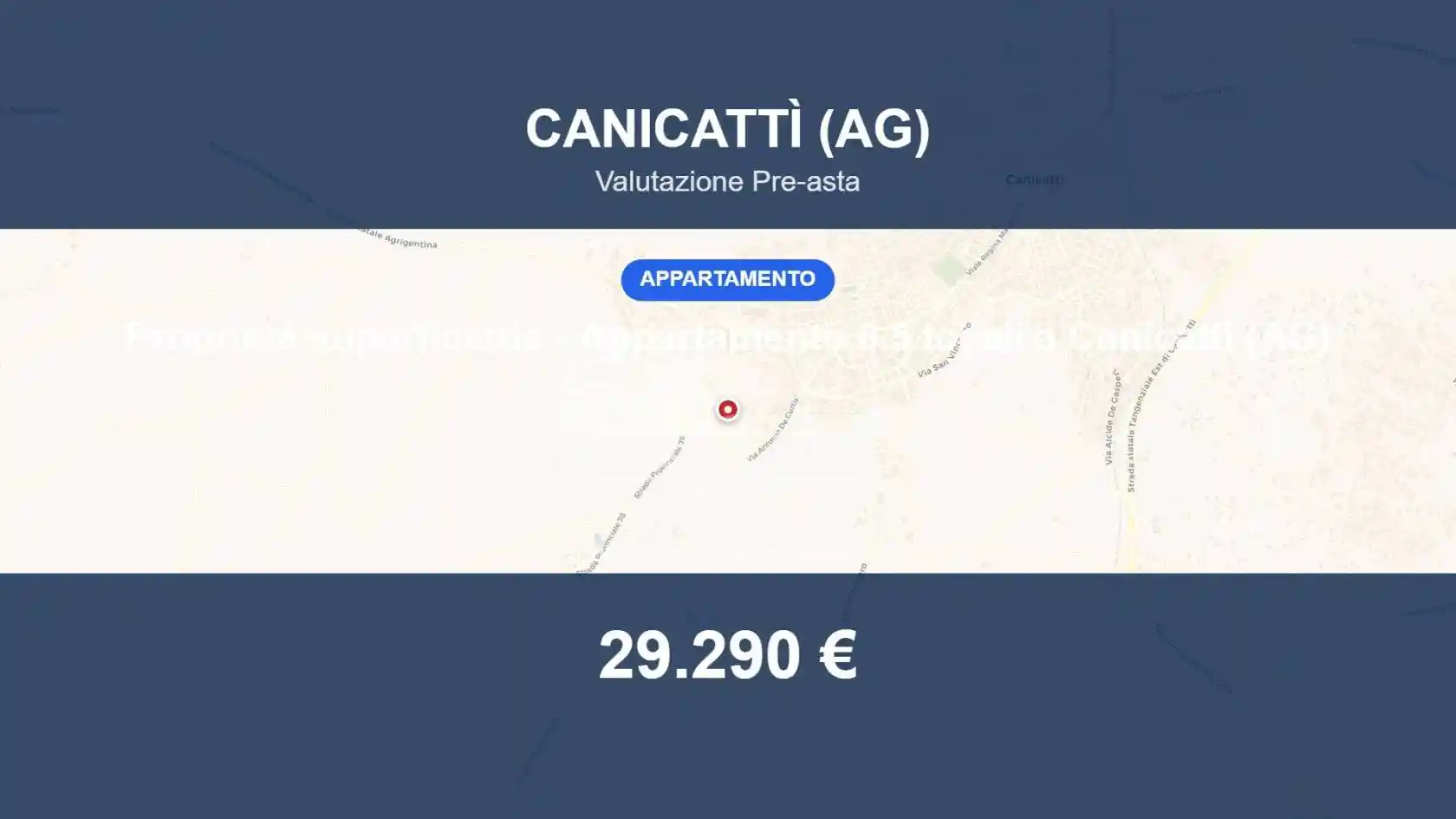 Appartamento in vendita a Canicattì