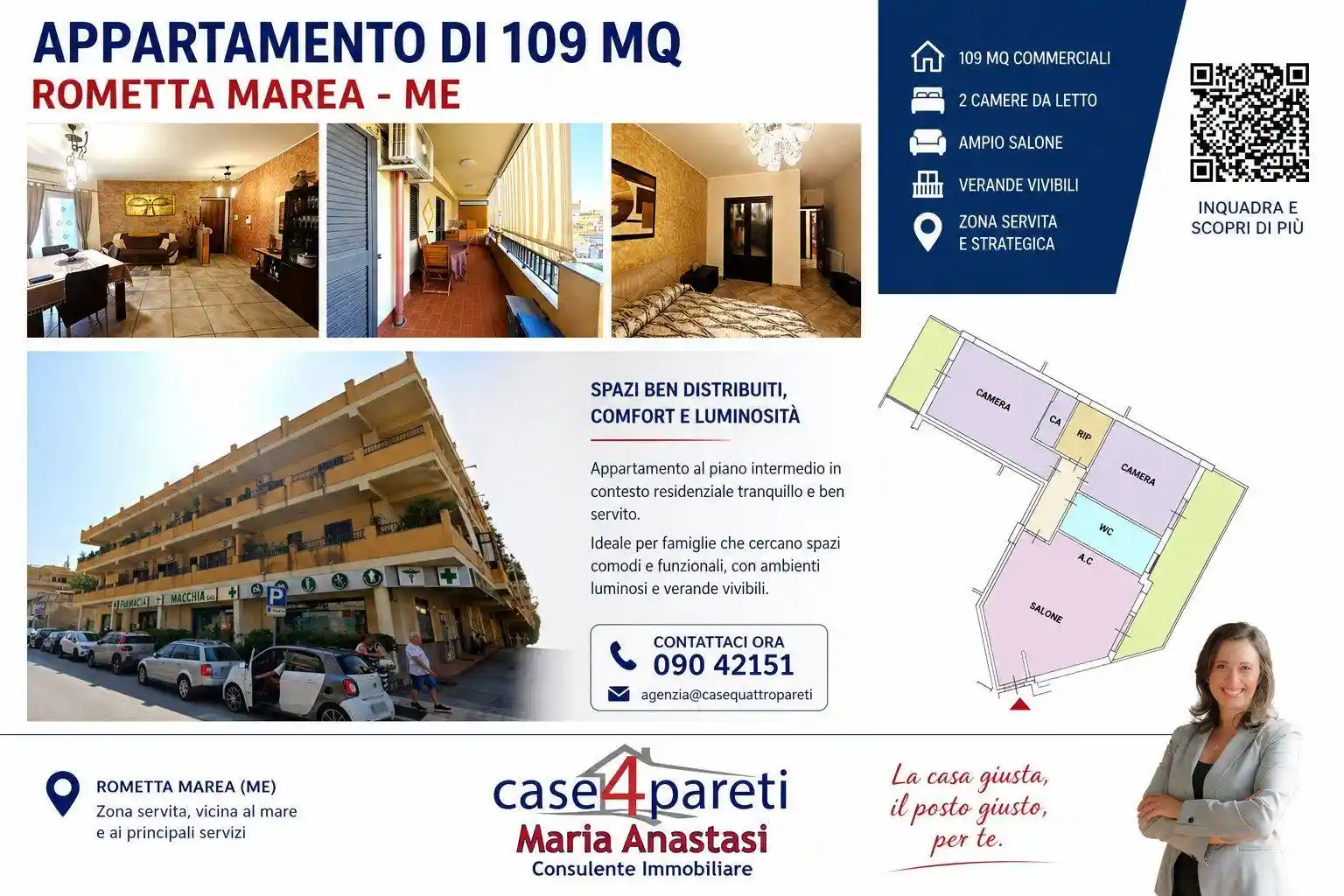 Appartamento in vendita a Rometta
