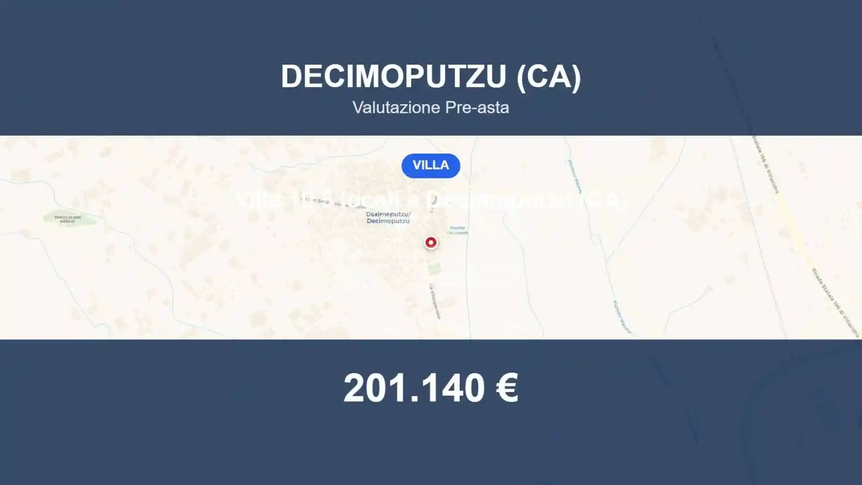 Villa in vendita a Decimoputzu