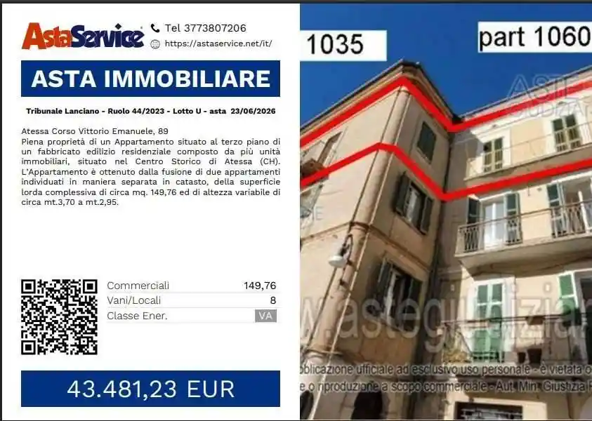 Appartamento in vendita a Atessa