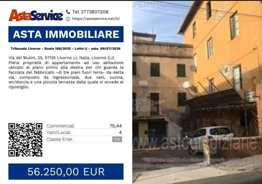 Appartamento in vendita a Livorno