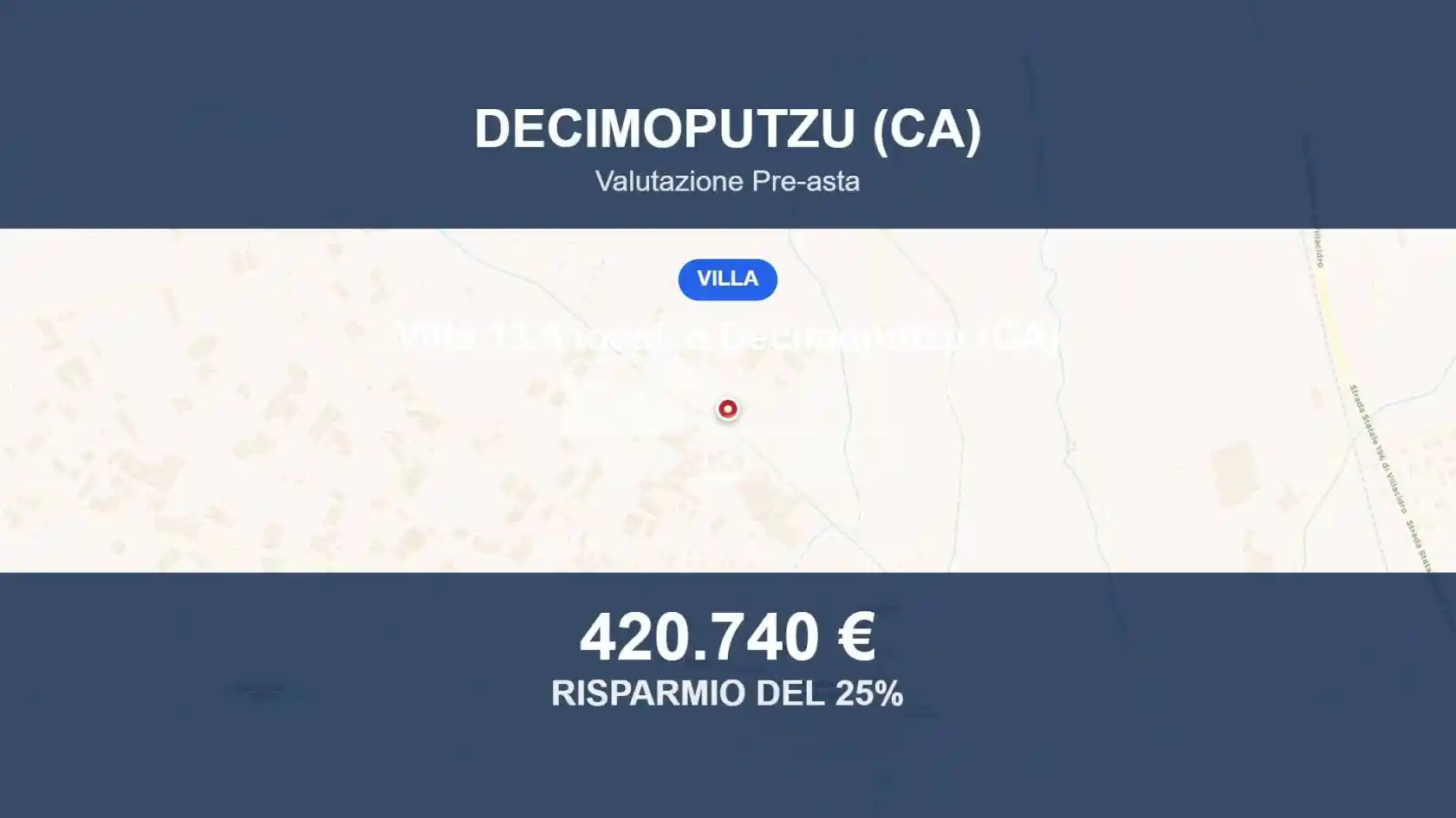 Villa in vendita a Decimoputzu