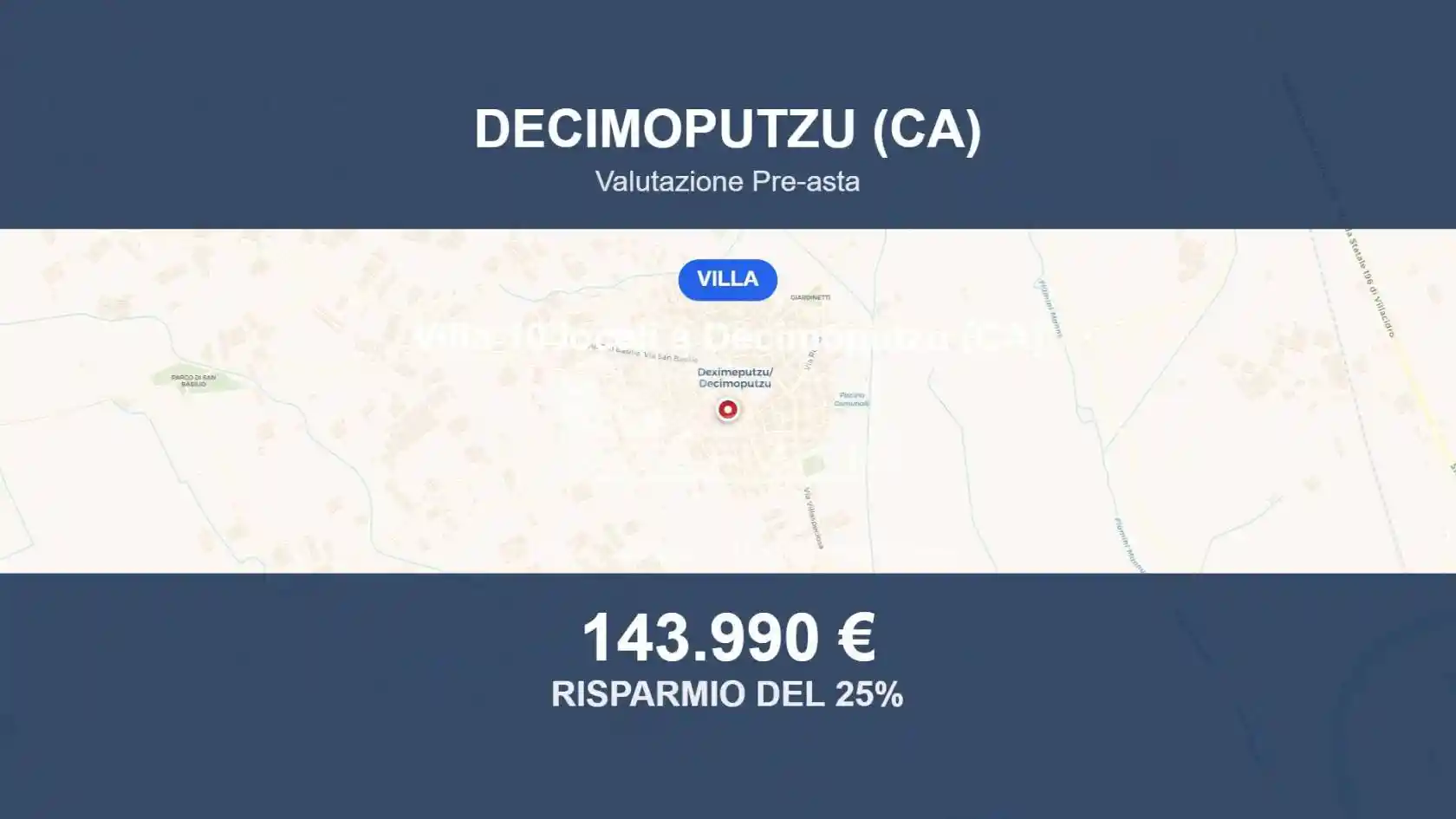 Villa in vendita a Decimoputzu
