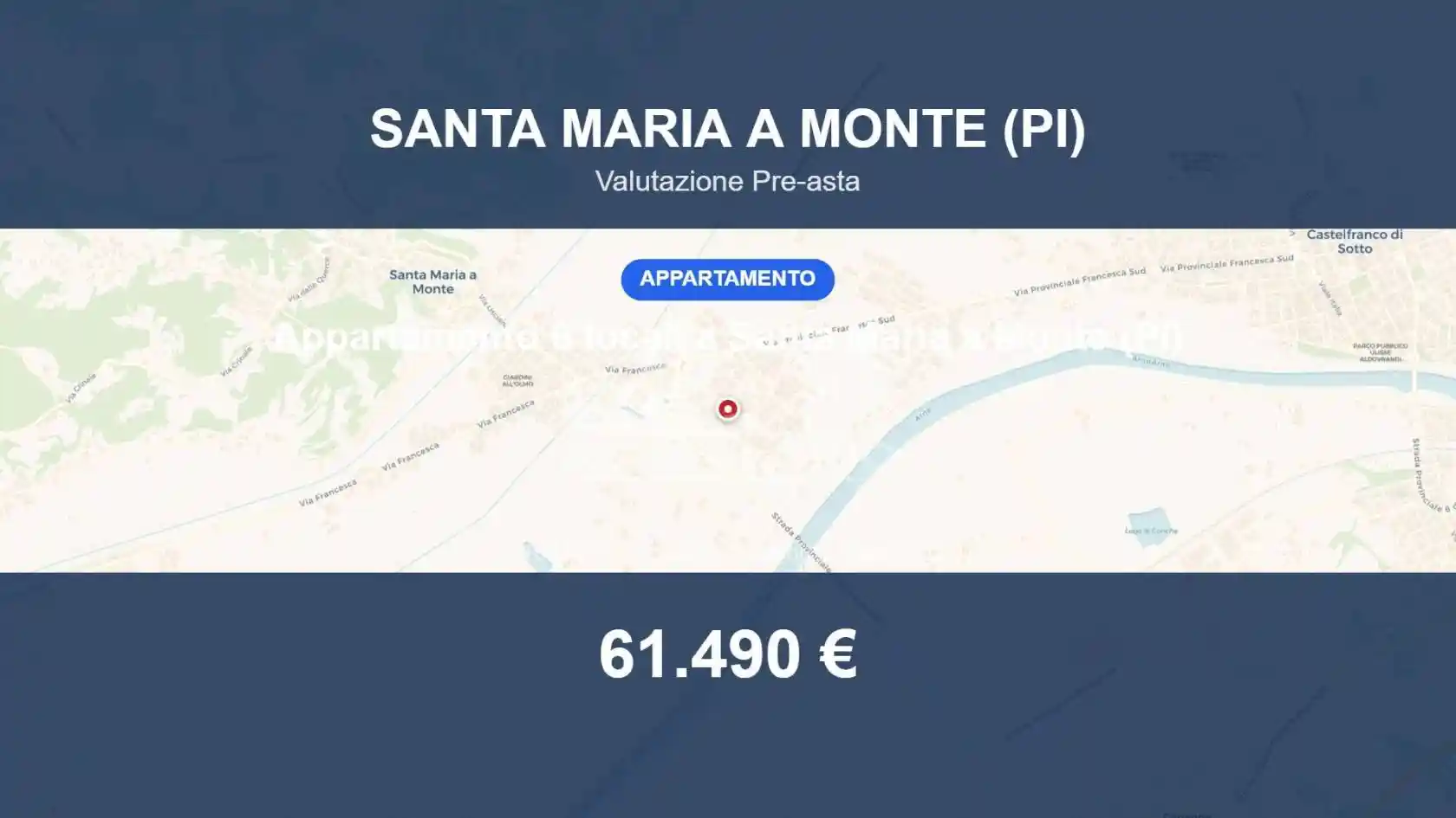 Appartamento in vendita a Santa Maria a Monte