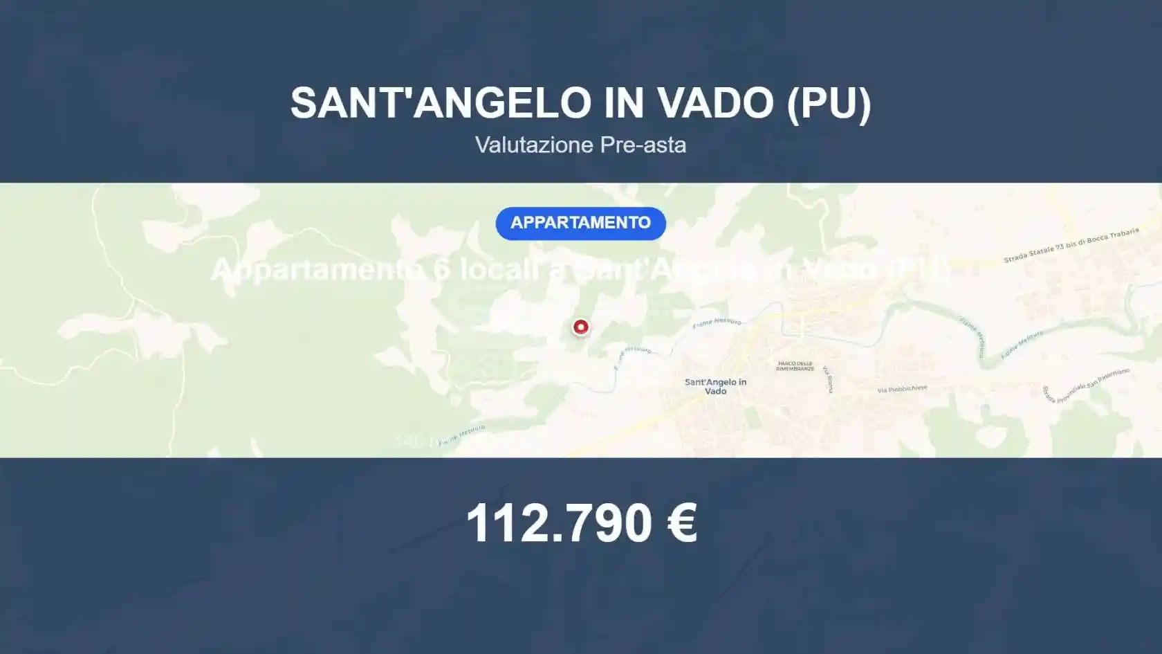 Appartamento in vendita a Sant'Angelo in Vado
