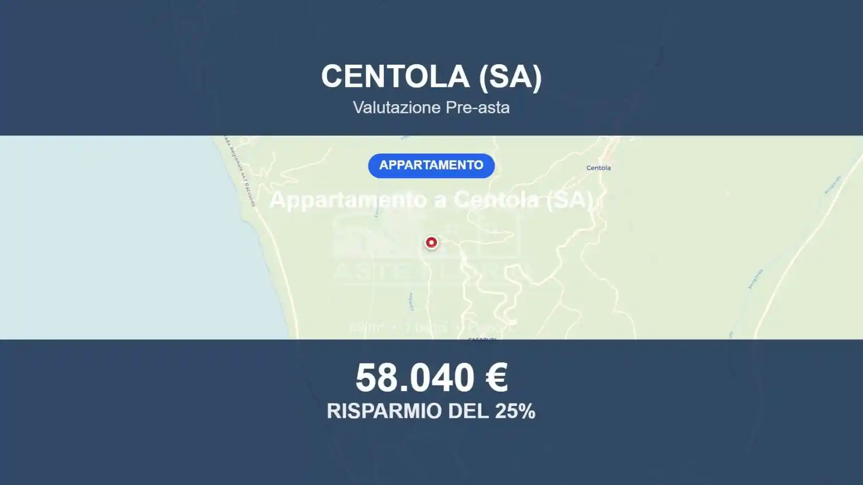 Appartamento in vendita a Centola
