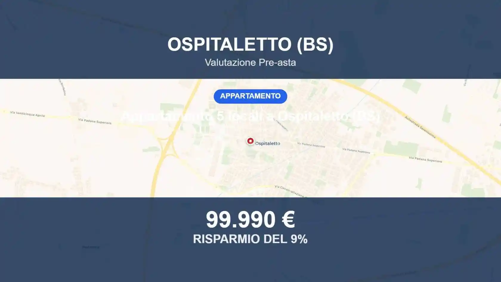 Appartamento in vendita a Ospitaletto