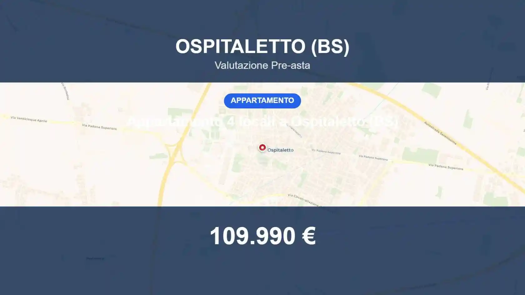 Appartamento in vendita a Ospitaletto