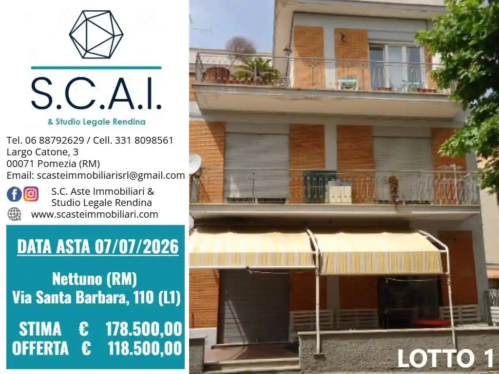Appartamento in vendita a Nettuno