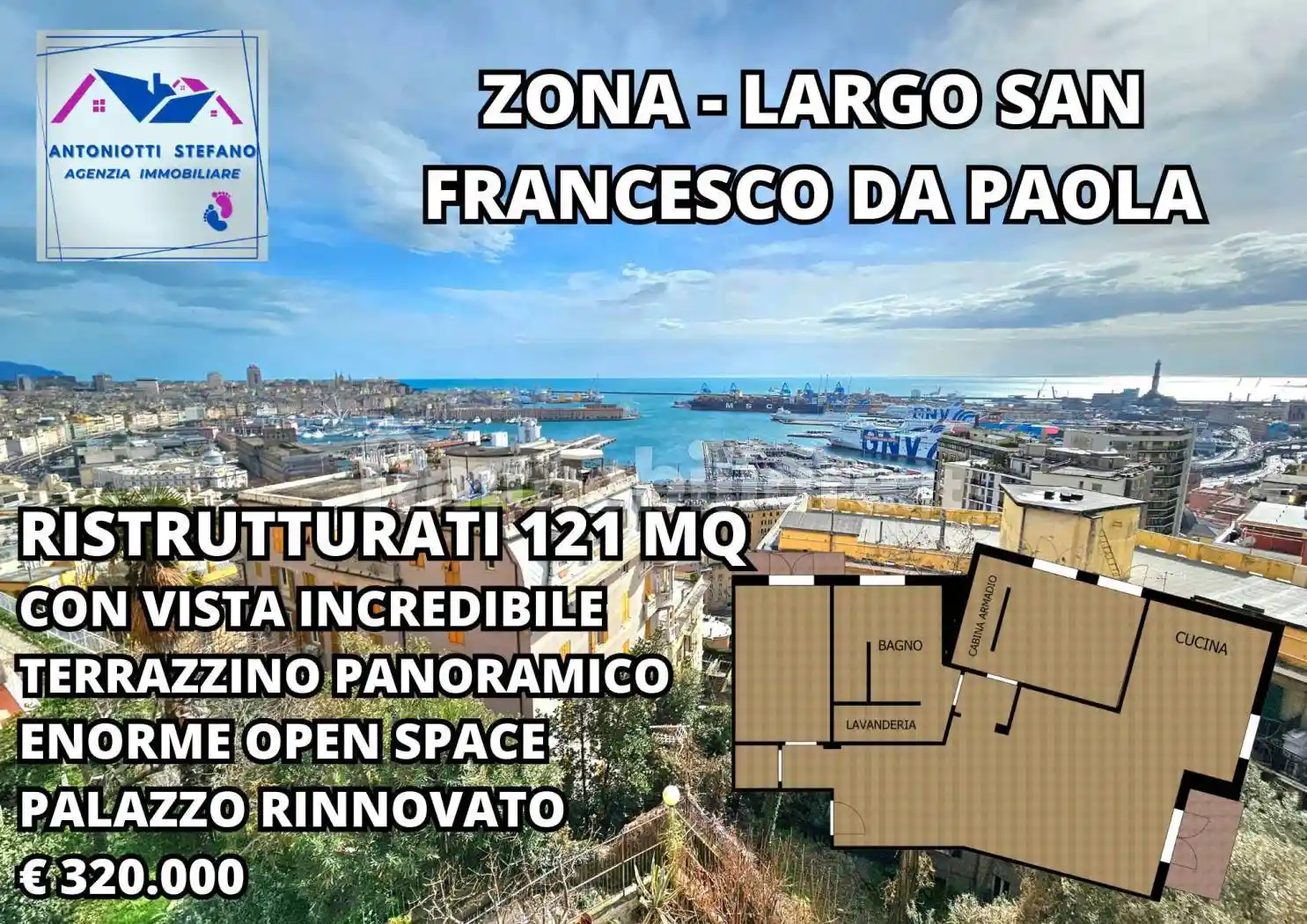 Appartamento in vendita a Genova
