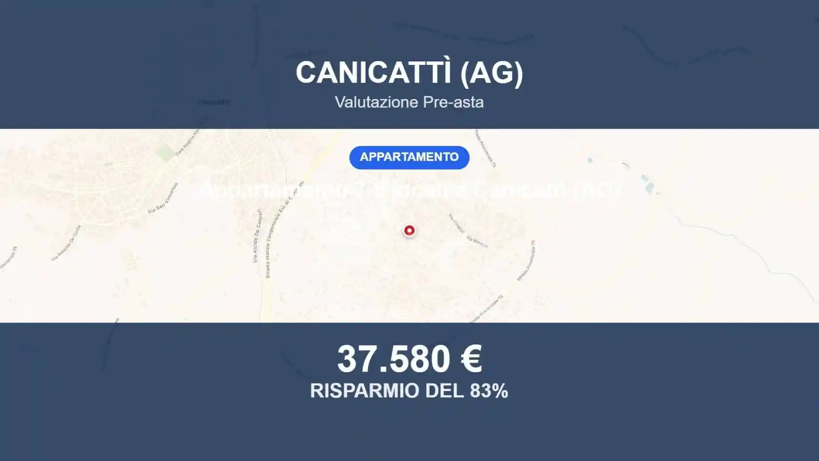 Appartamento in vendita a Canicattì
