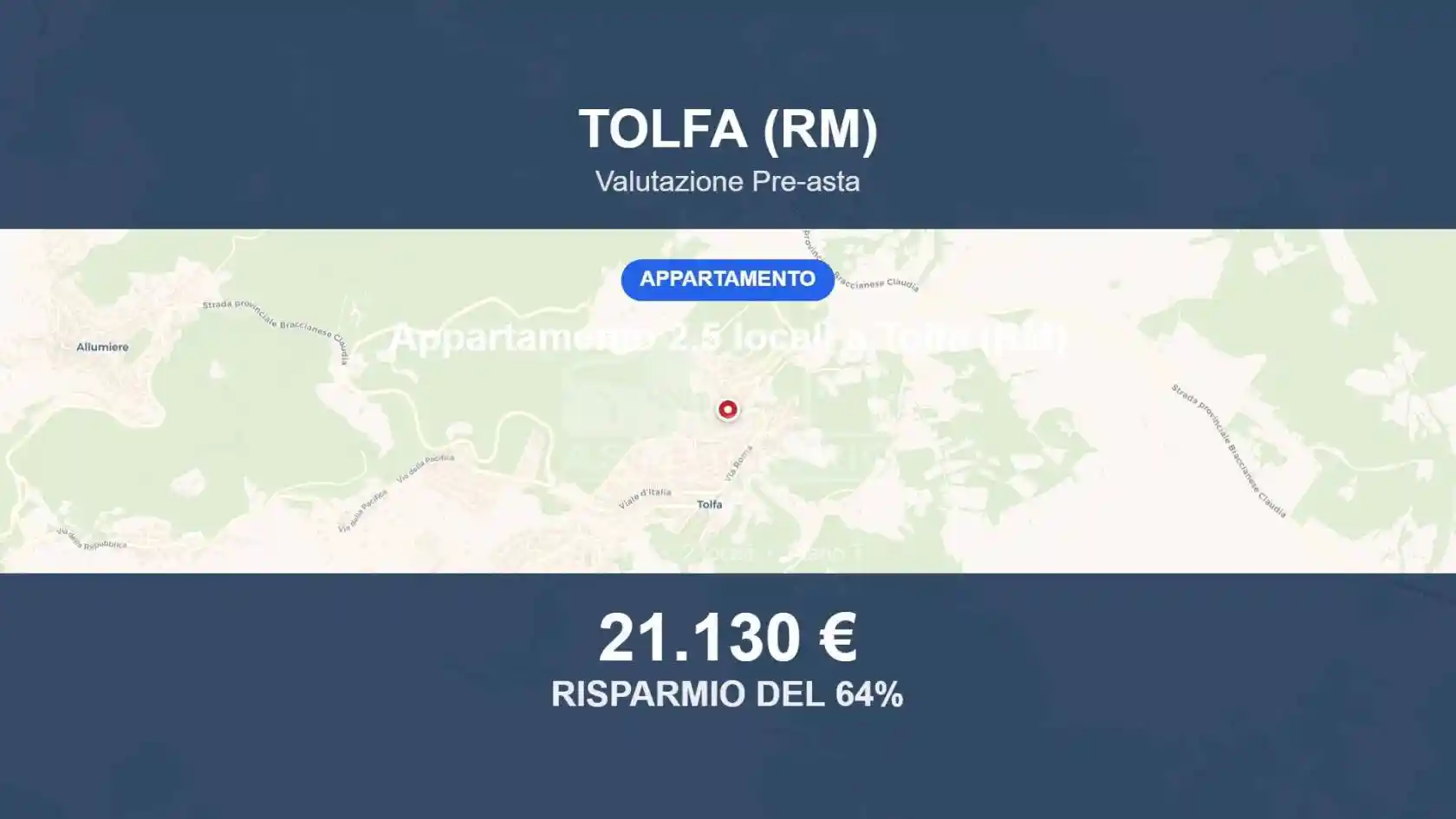 Appartamento in vendita a Tolfa