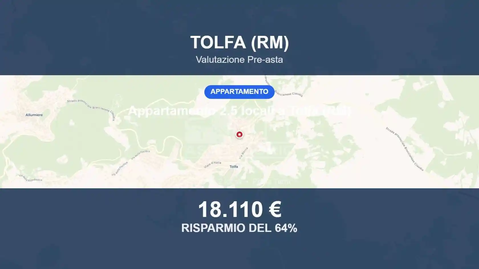 Appartamento in vendita a Tolfa
