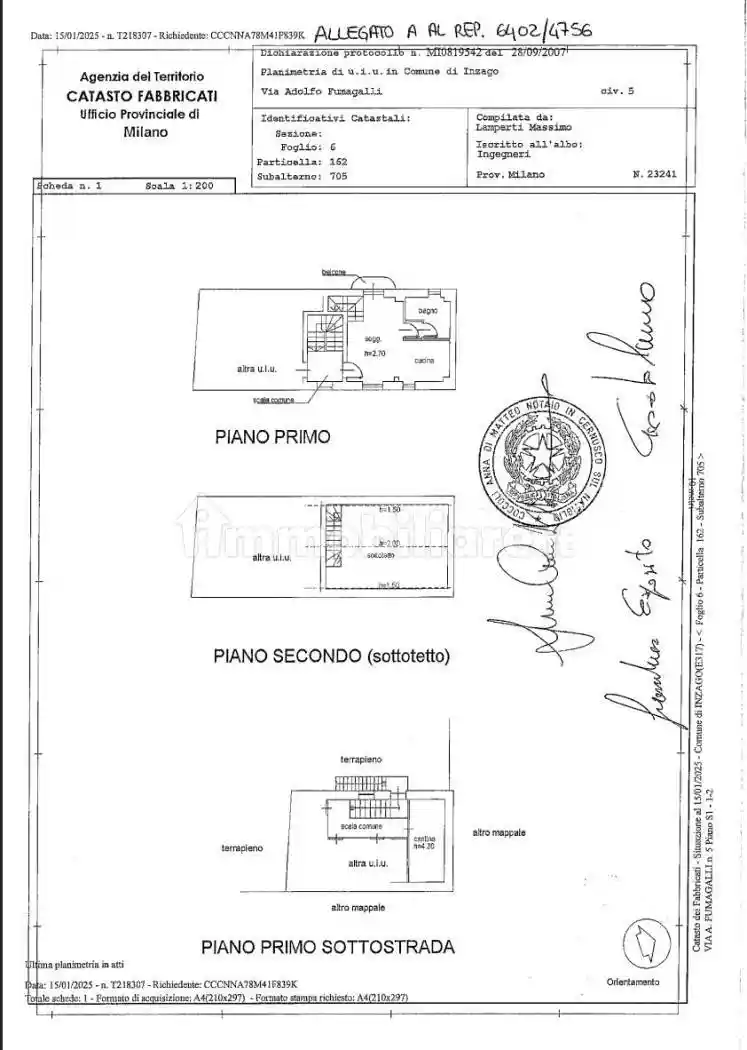Appartamento in vendita a Inzago