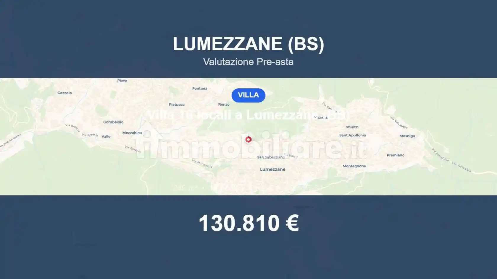 Villa in vendita a Lumezzane