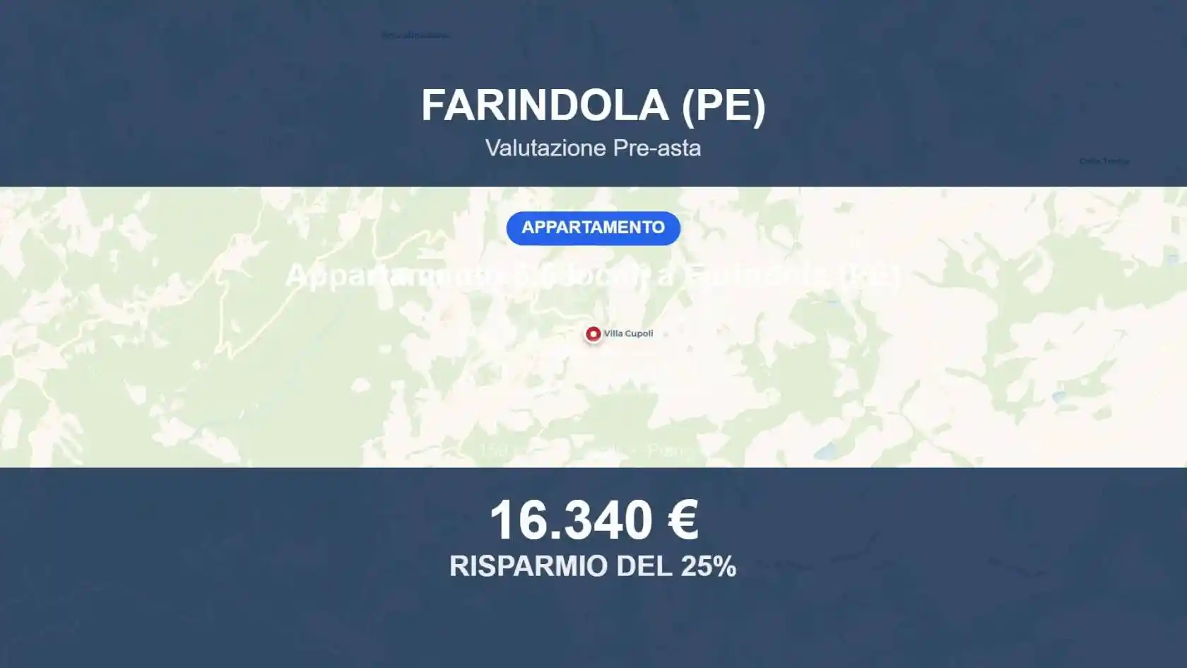 Appartamento in vendita a Farindola