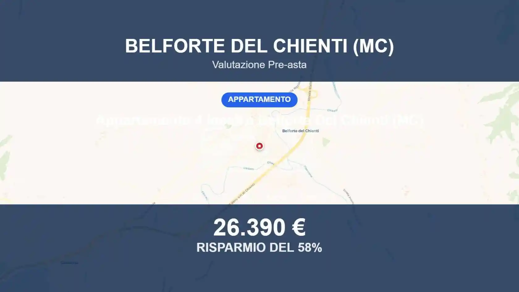 Appartamento in vendita a Belforte del Chienti