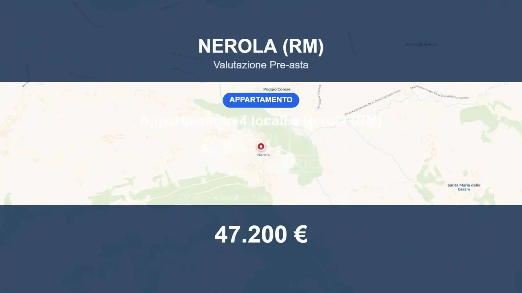 Appartamento in vendita a Nerola