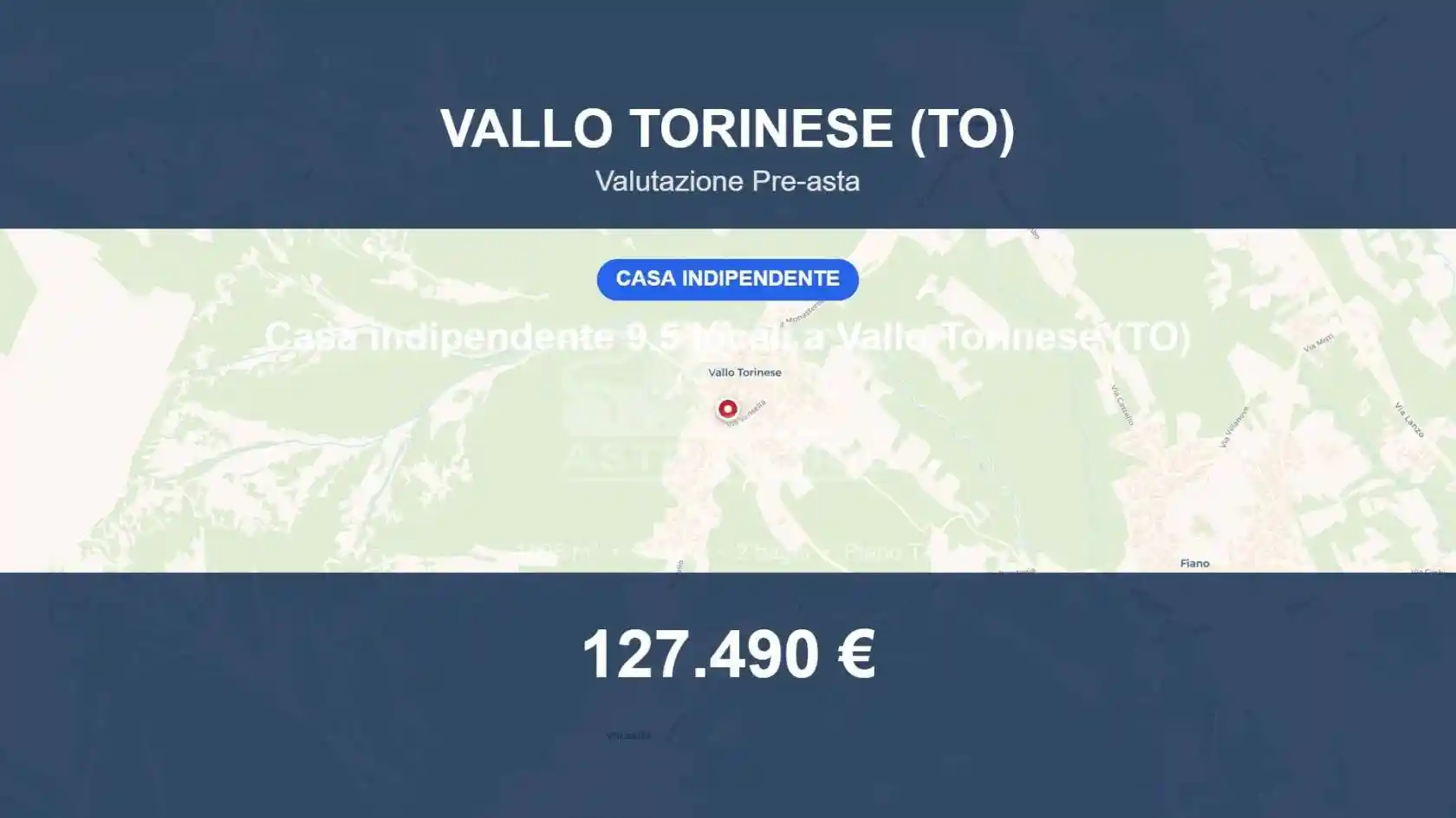 Villa in vendita a Vallo Torinese