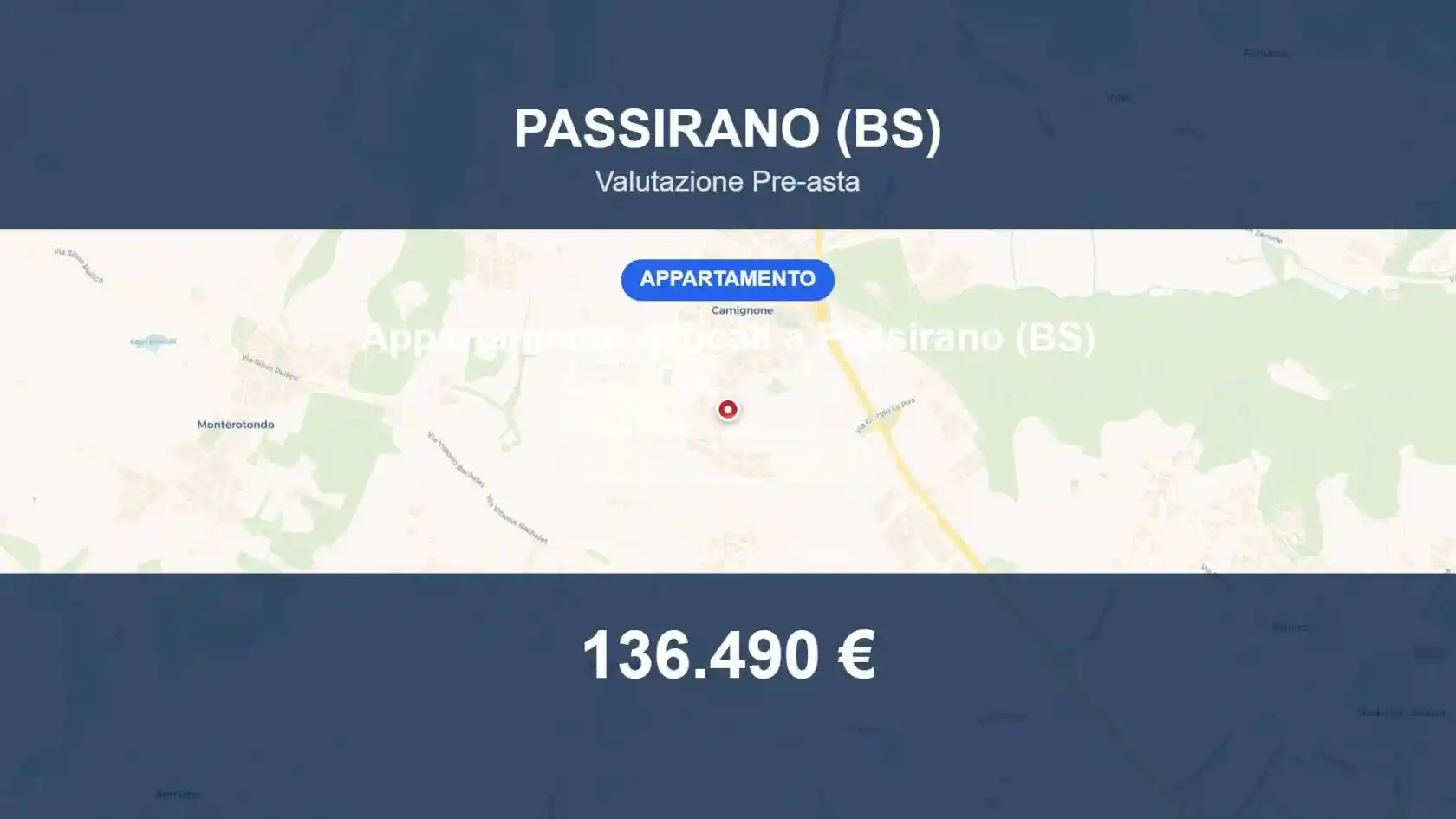 Appartamento in vendita a Passirano