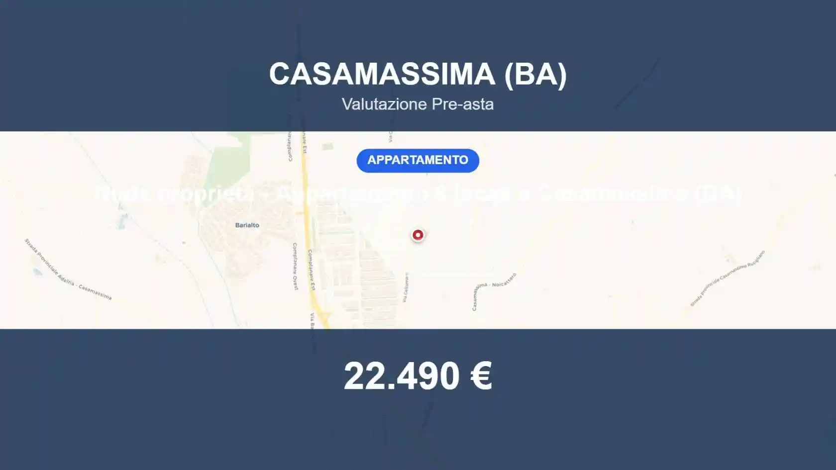 Appartamento in vendita a Casamassima