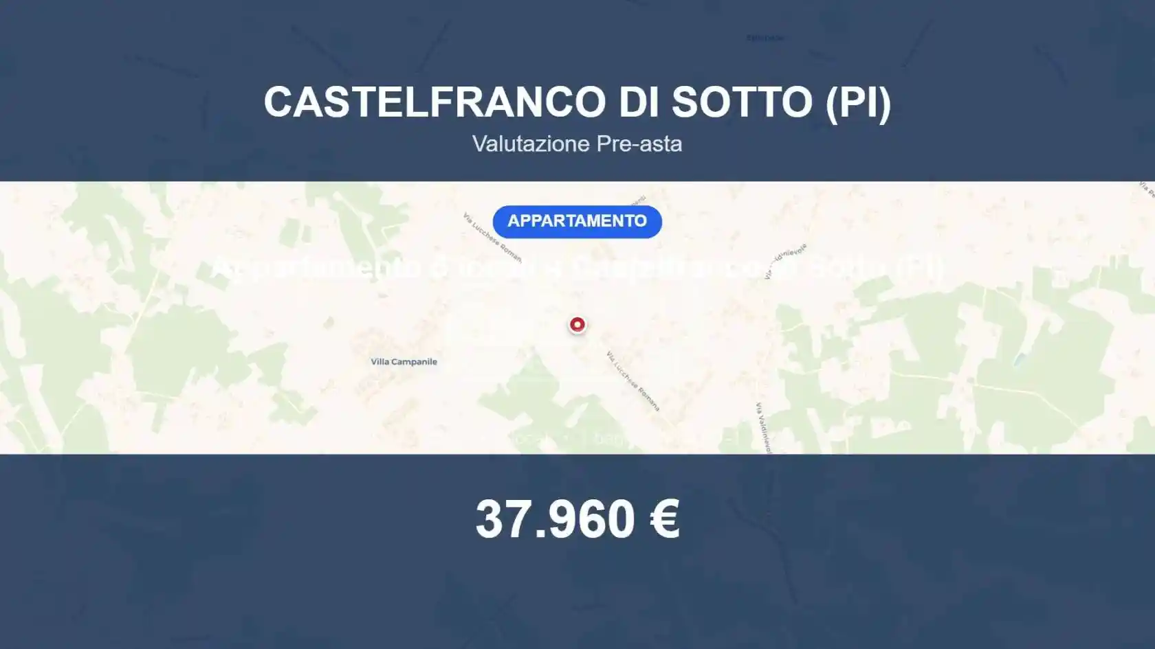 Appartamento in vendita a Castelfranco di Sotto