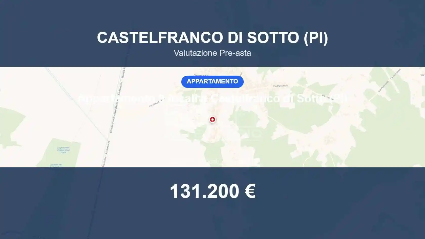 Appartamento in vendita a Castelfranco di Sotto