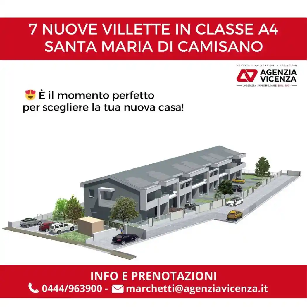 Villetta a schiera in vendita a Camisano Vicentino