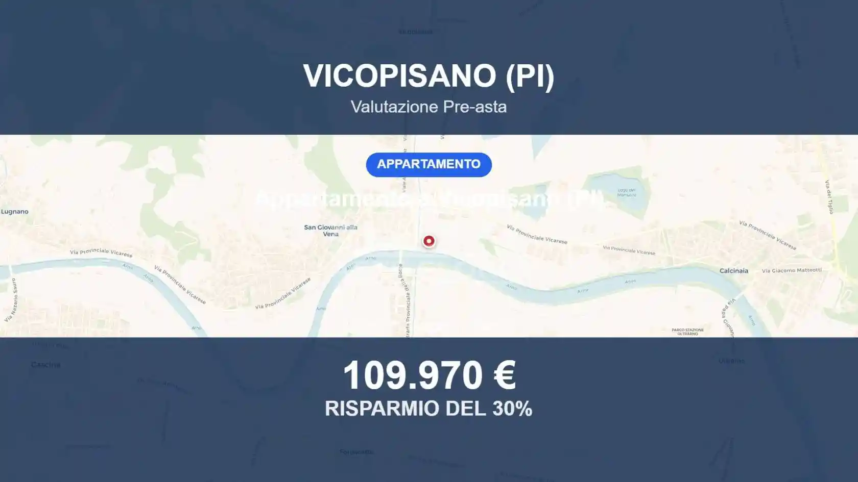 Appartamento in vendita a Vicopisano