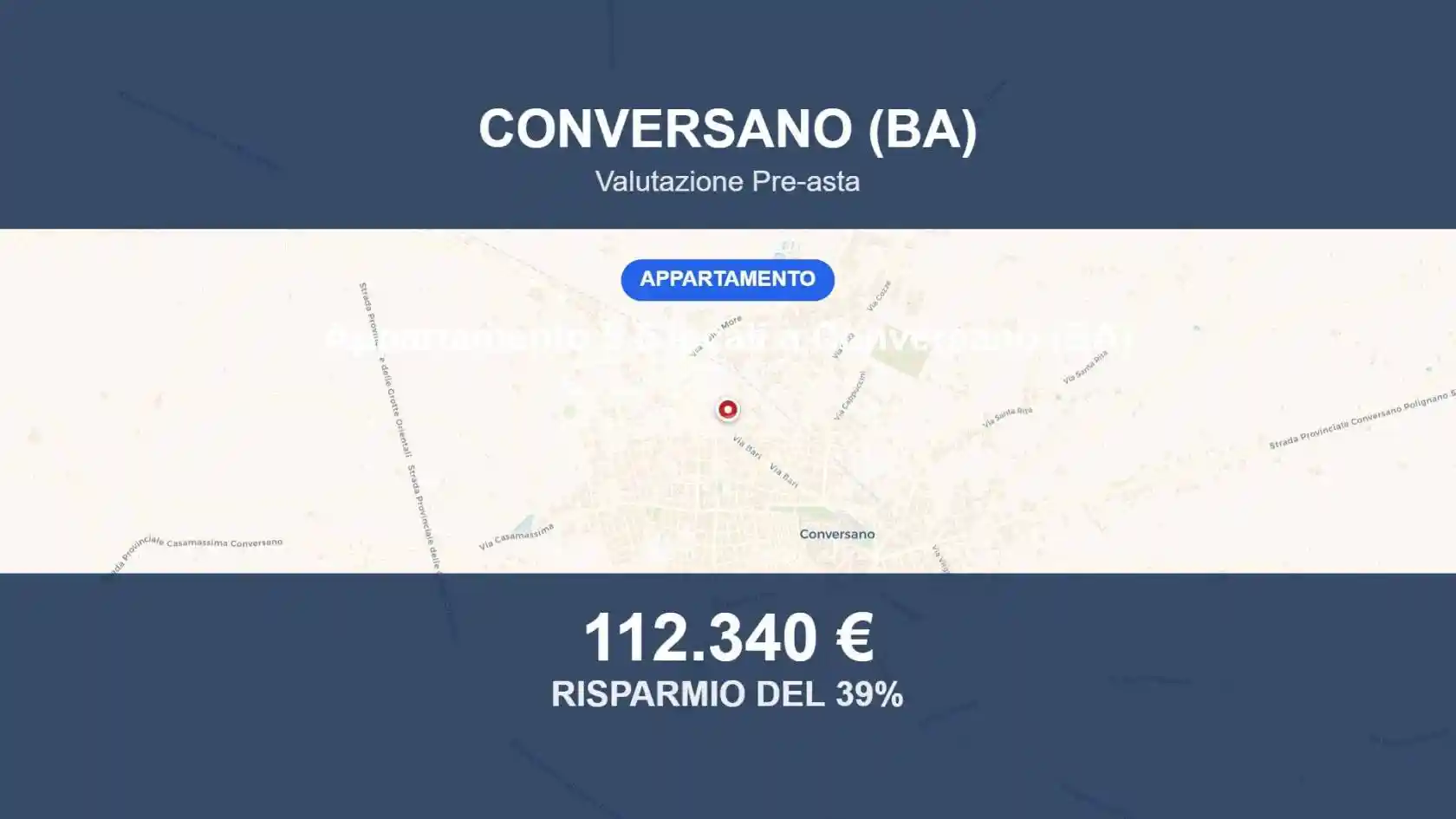 Appartamento in vendita a Conversano