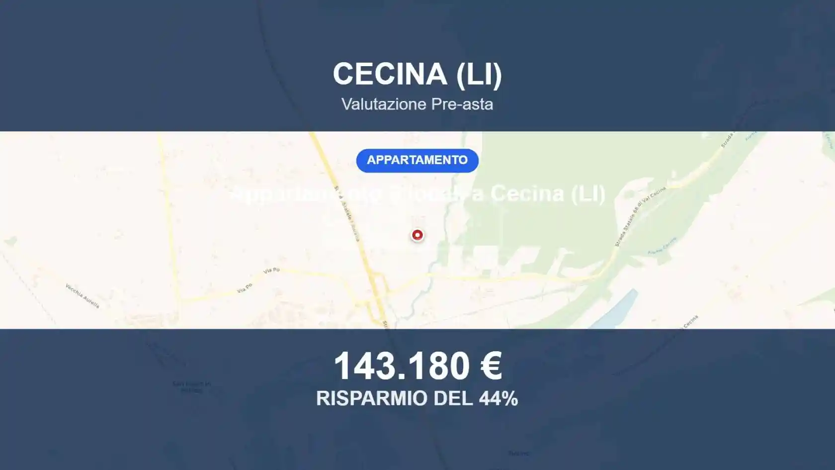 Appartamento in vendita a Cecina
