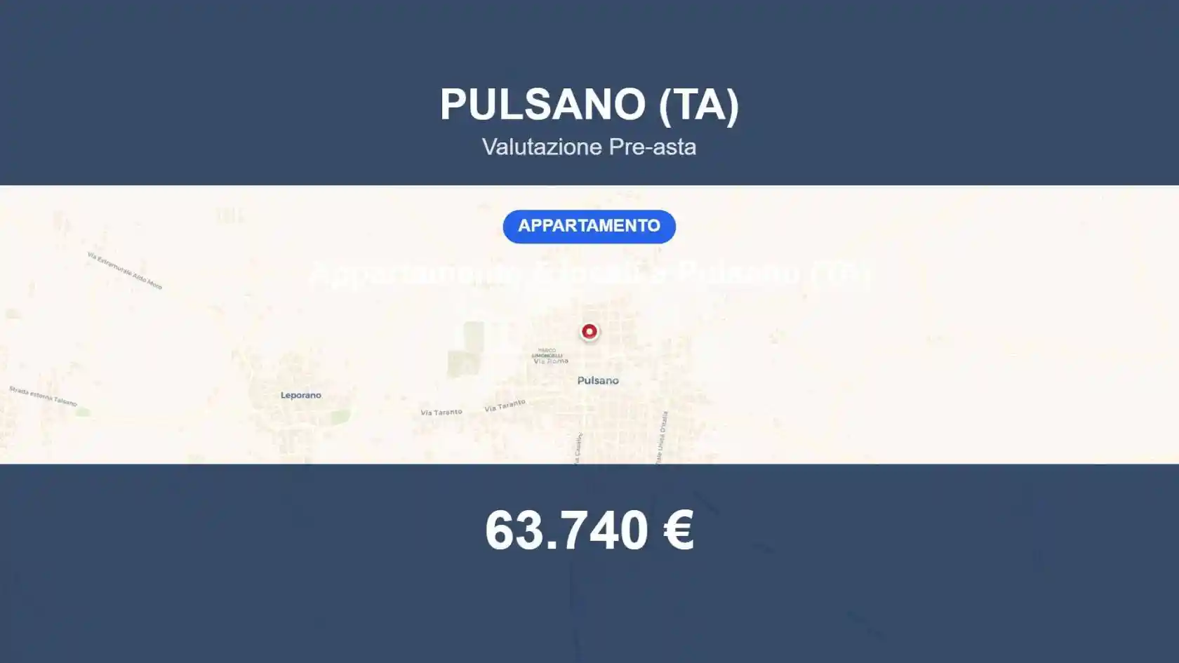 Appartamento in vendita a Pulsano