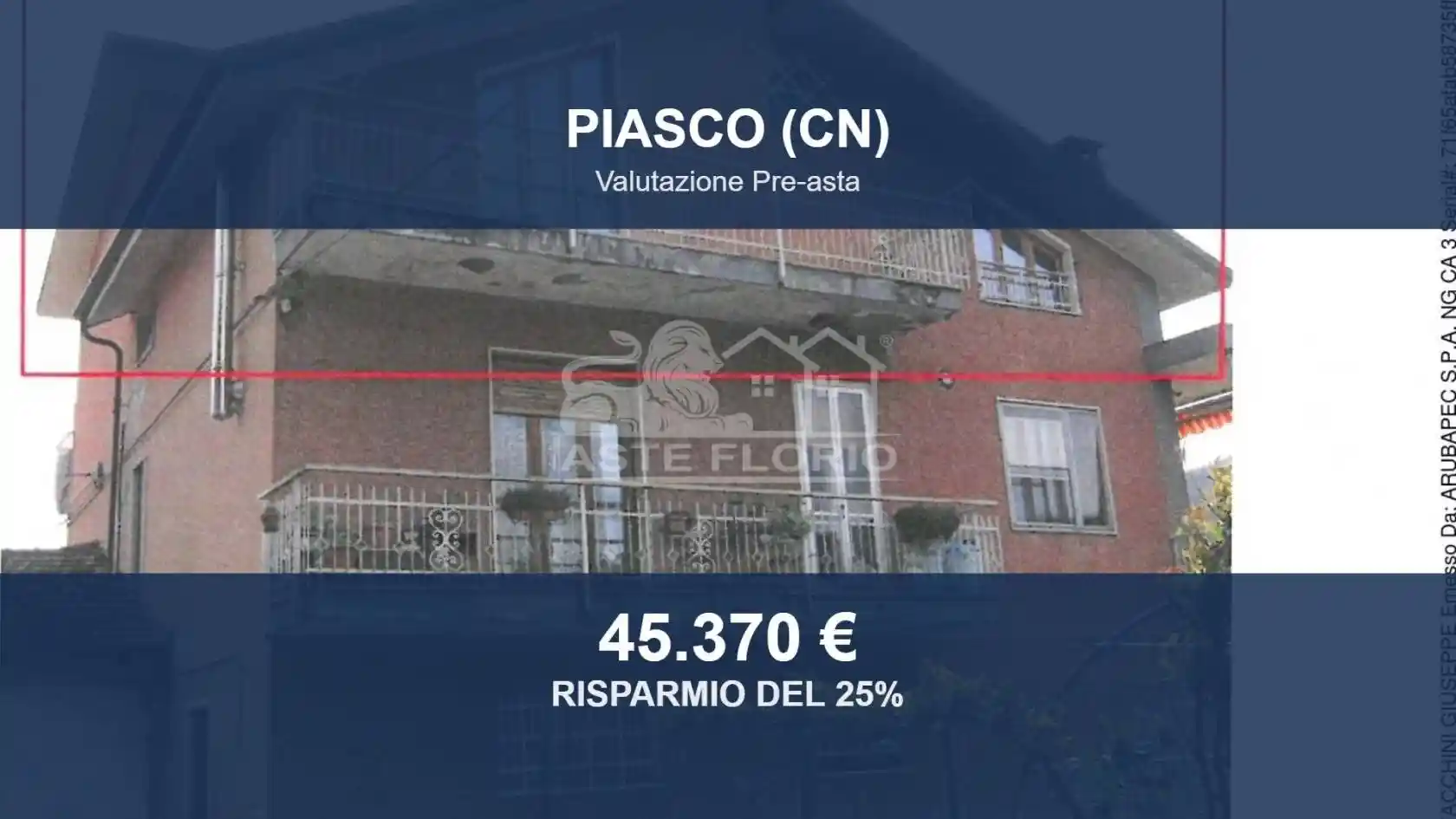 Appartamento in vendita a Piasco