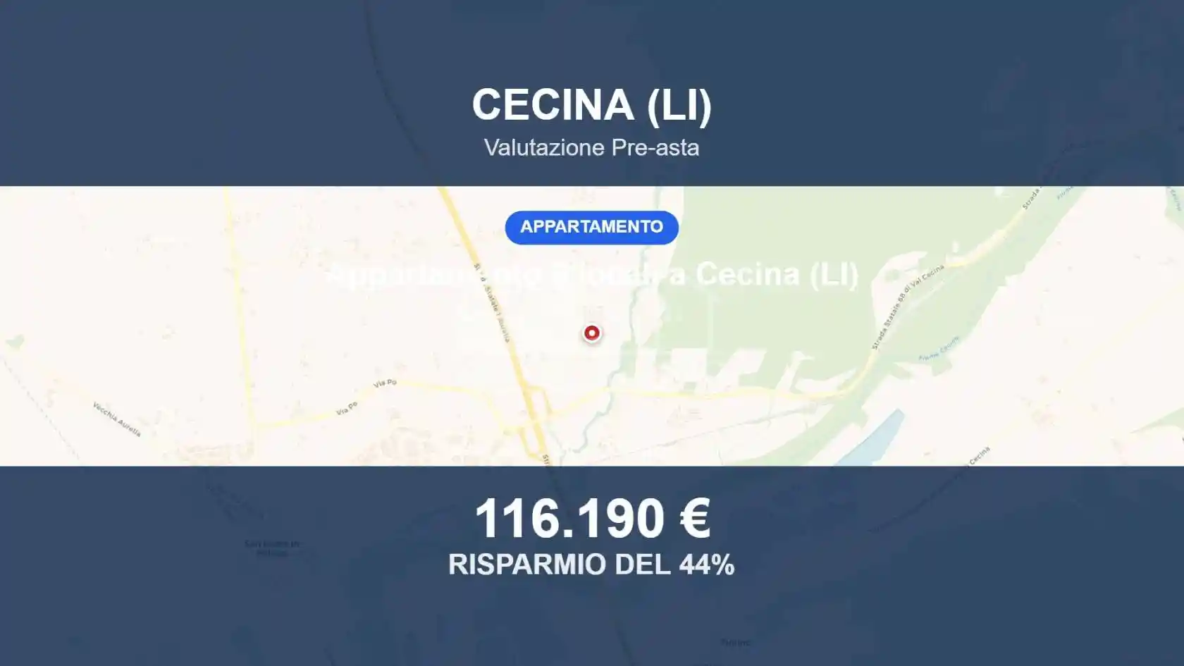 Appartamento in vendita a Cecina