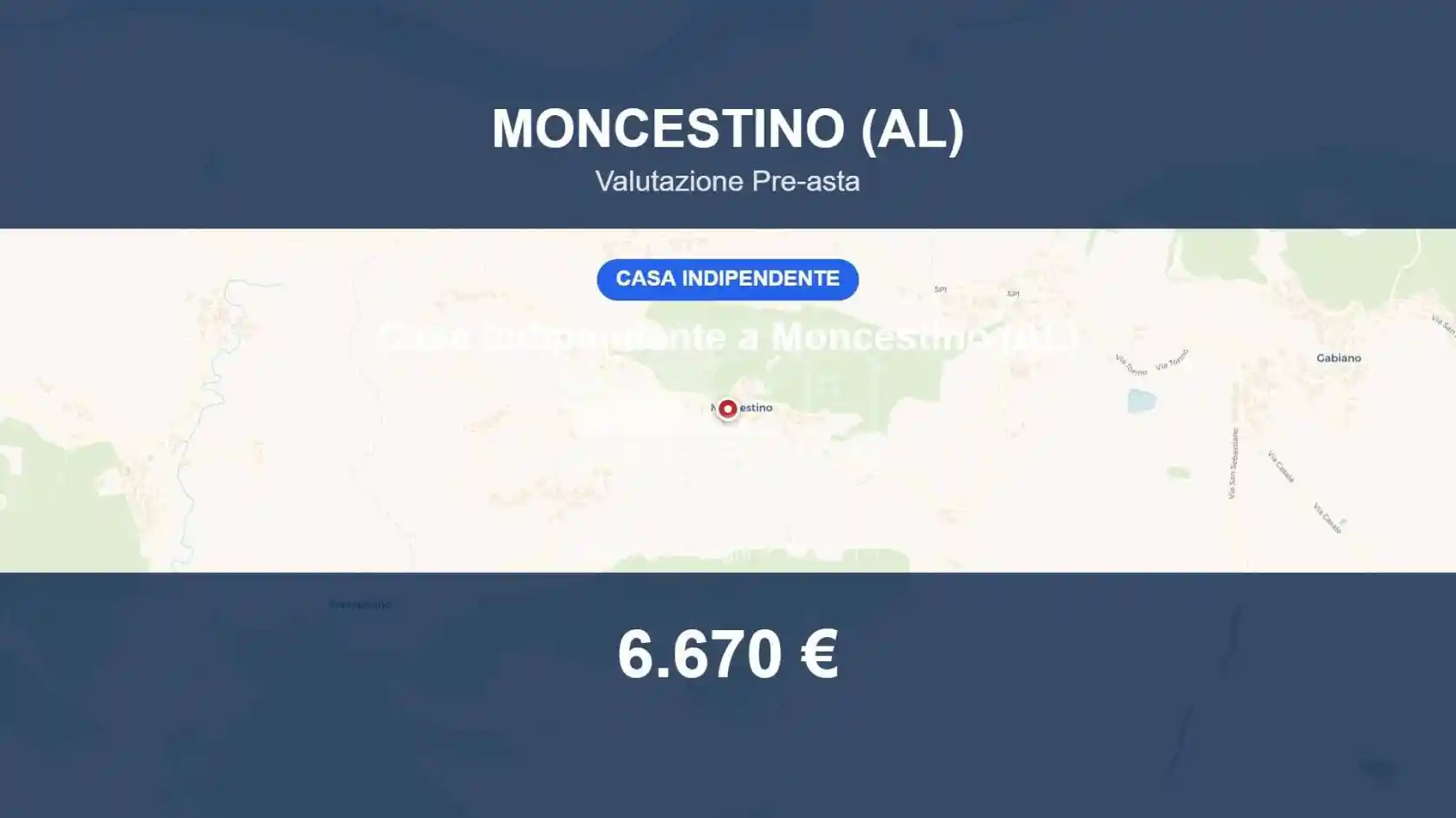 Villa in vendita a Moncestino