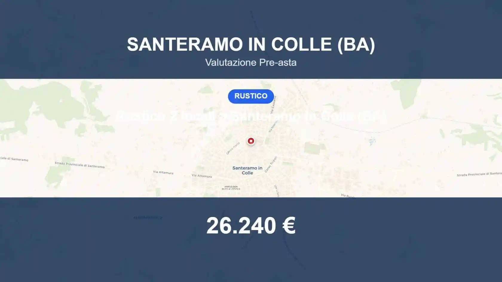 Rustico - Casale in vendita a Santeramo in Colle