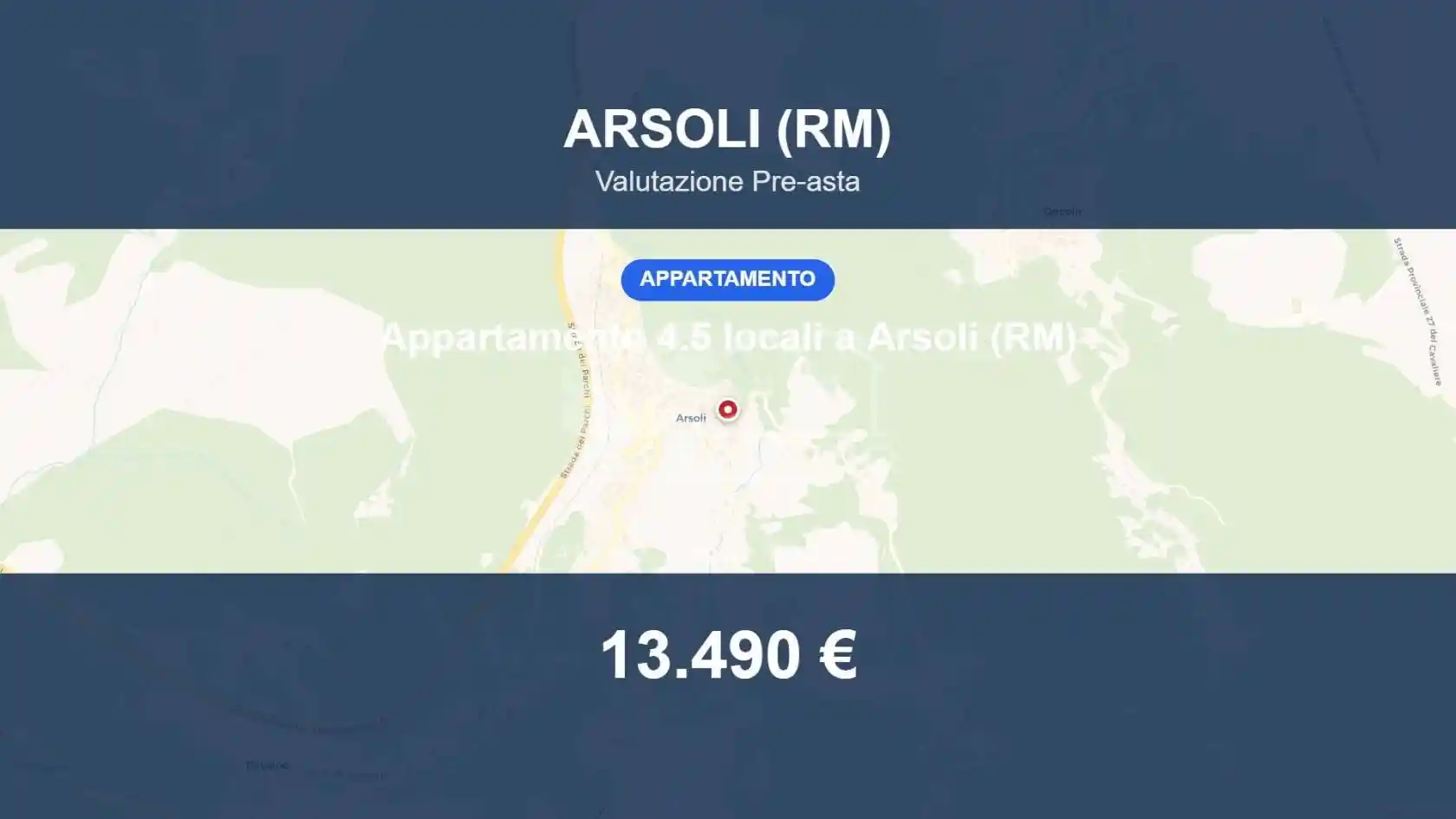 Appartamento in vendita a Arsoli