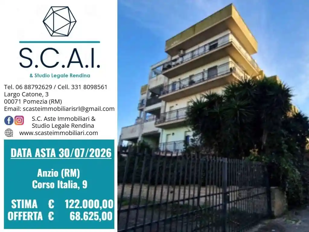 Appartamento in vendita a Anzio