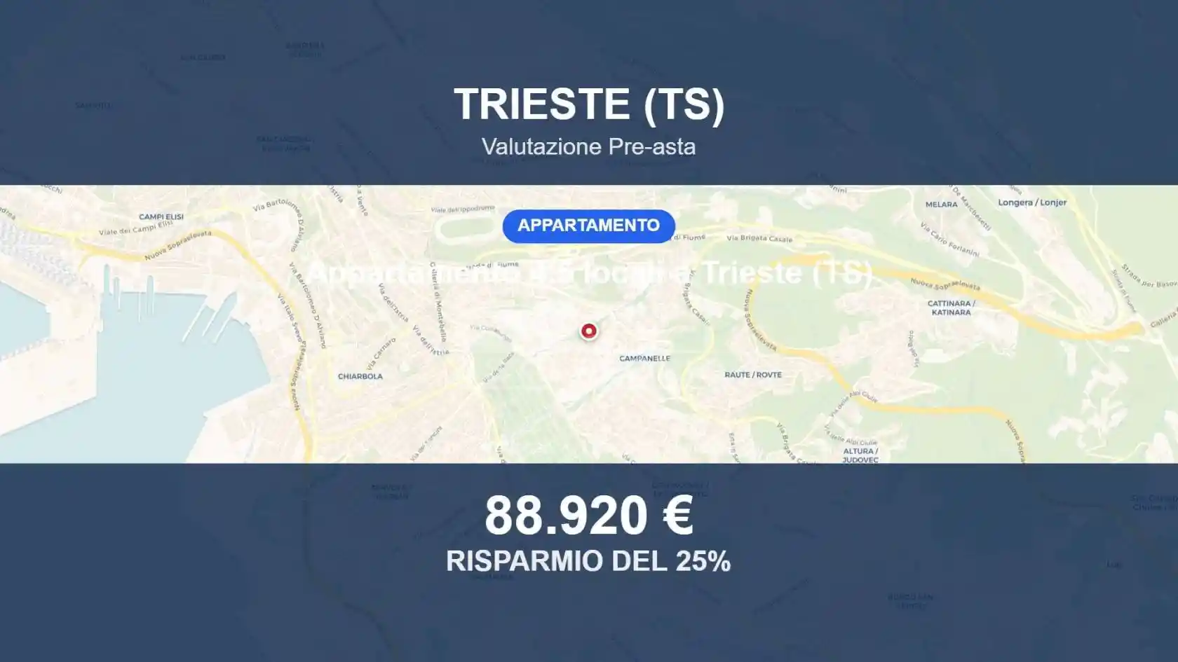 Appartamento in vendita a Trieste