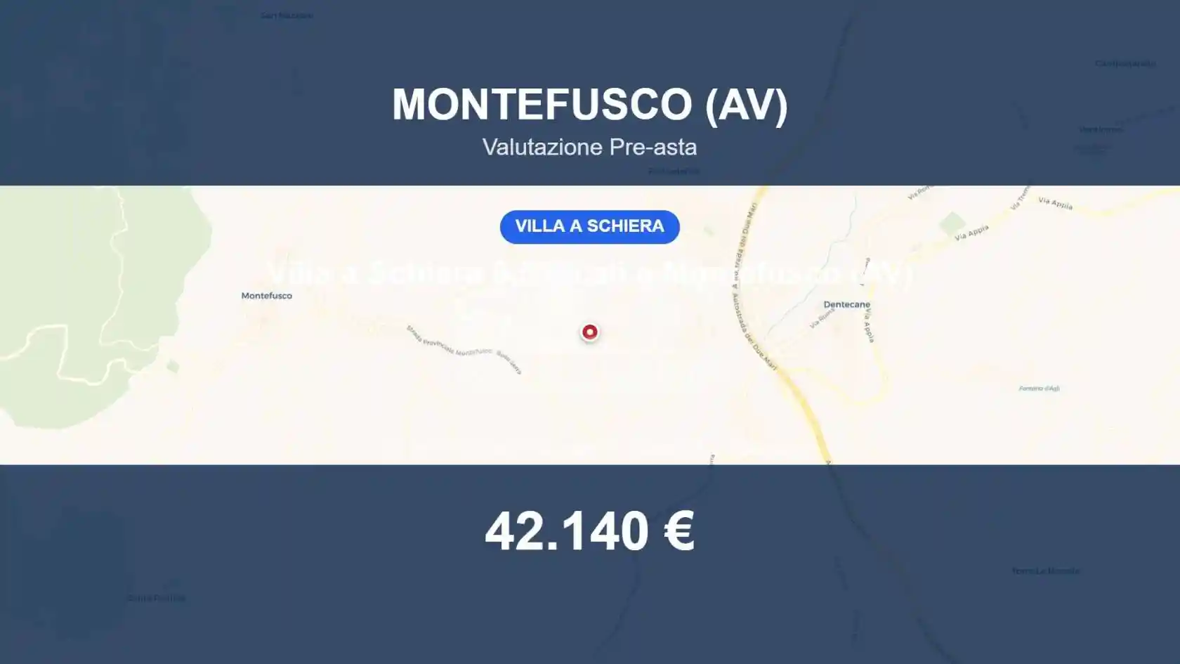 Villetta a schiera in vendita a Montefusco