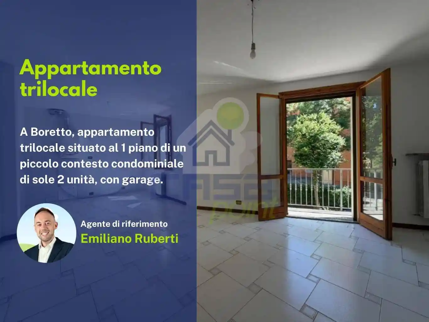 Appartamento in vendita a Boretto