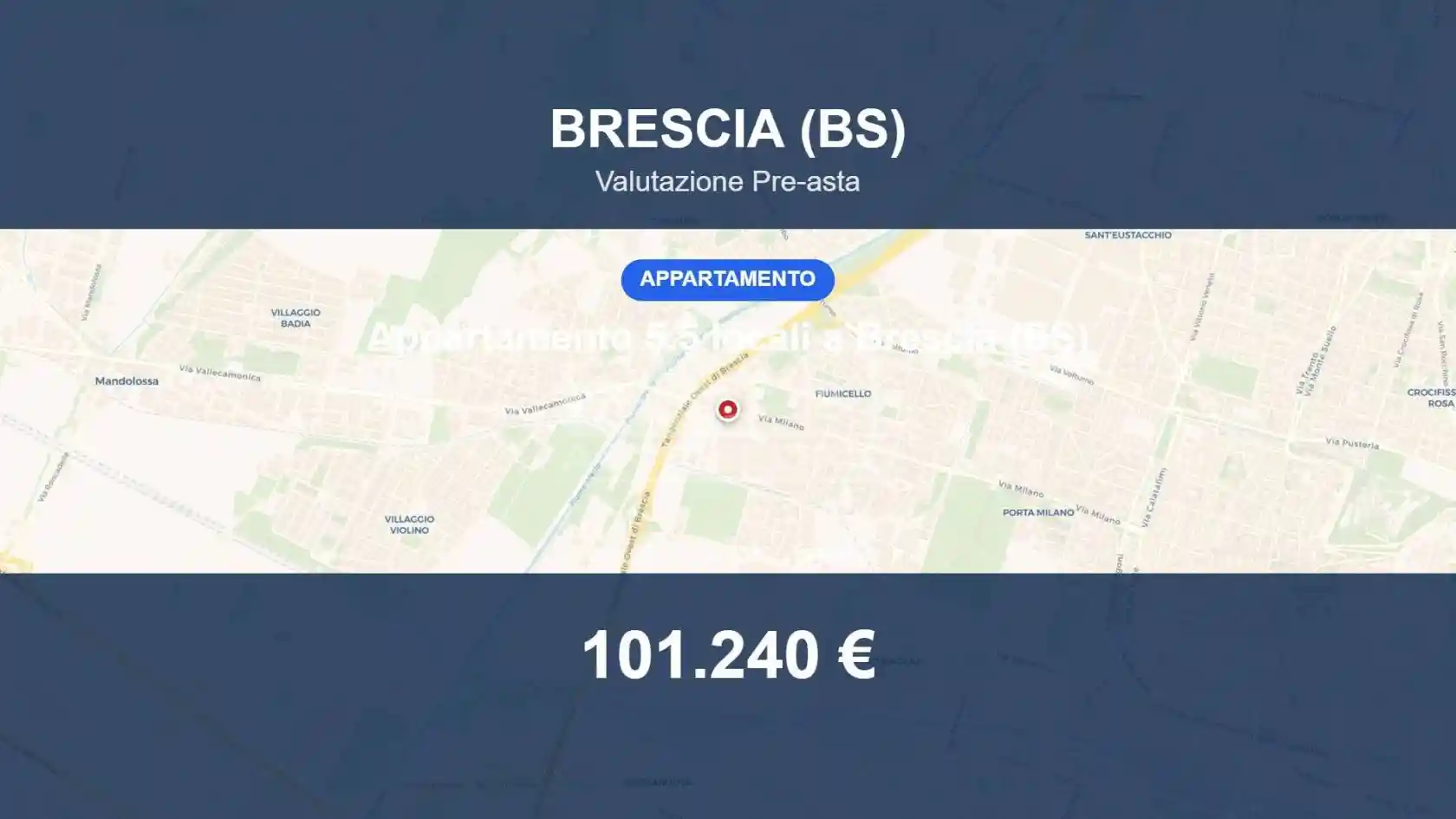 Appartamento in vendita a Brescia