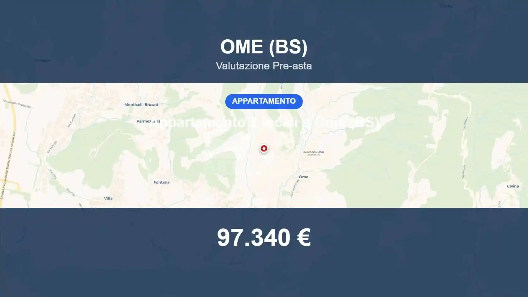Appartamento in vendita a Ome