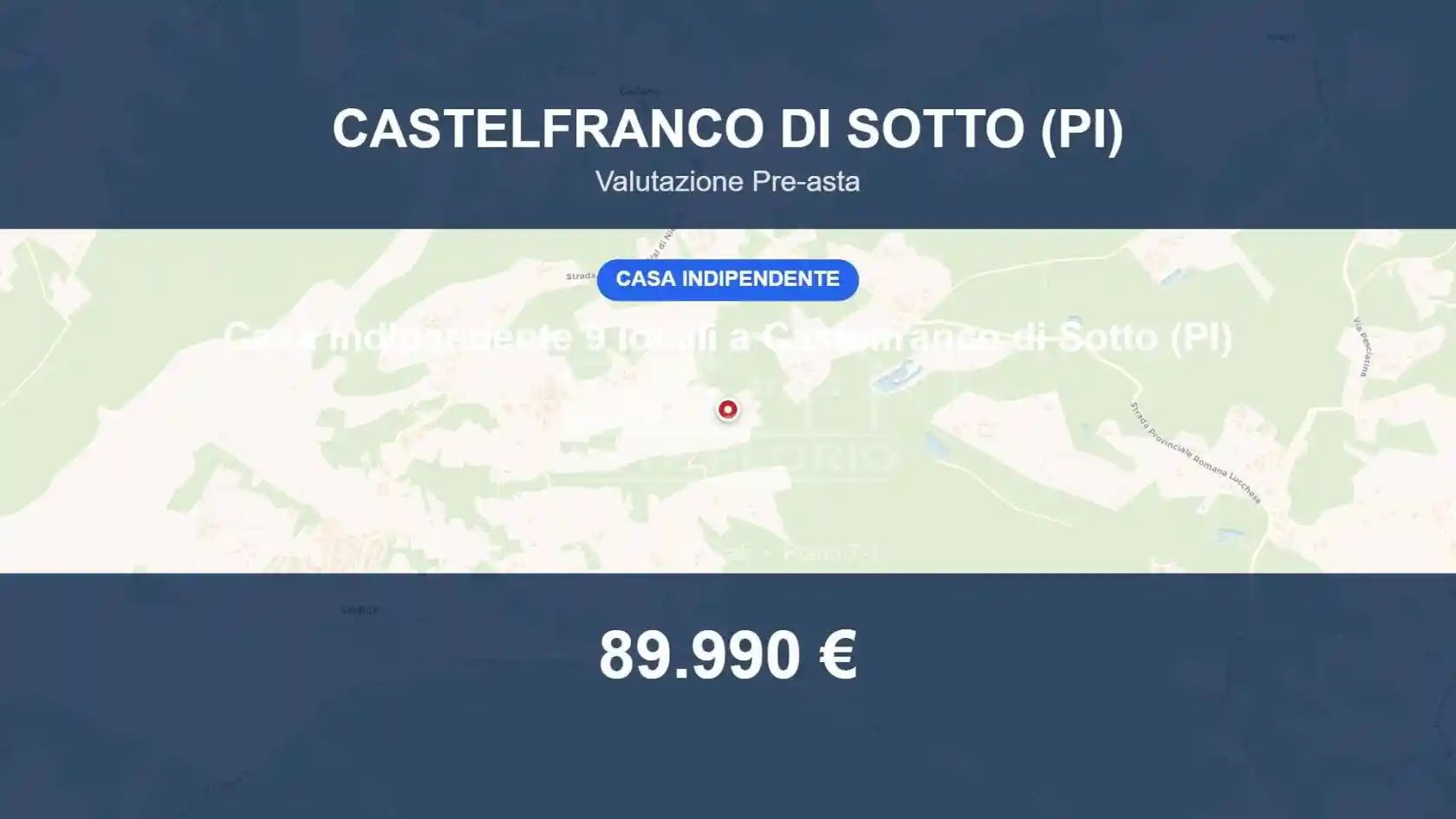 Villa in vendita a Castelfranco di Sotto