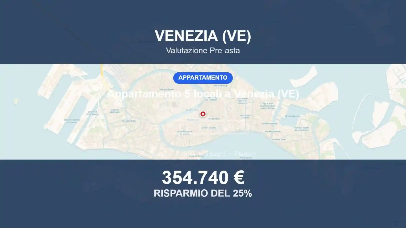 Appartamento in vendita a Venezia